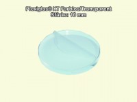 Plexiglas ® XT, Rund, Transparent, 10 mm Stark