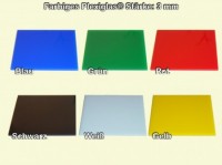 Plexiglas ® XT, Rechteckig, Gelb, 3 mm Stark 600 x 300 mm; GP: 33,33 €/m²