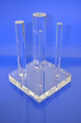 Acrylglas Plexiglas® Rundstab 121,50€/m Farblos Ø D=50 mm GP Max 