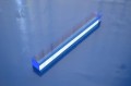 Acrylglas GS, Viereckstab, Fluoreszierend Blau Kantenlänge 50 mm; Länge 905 mm GP: Max 103€/m