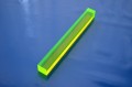 Acrylglas GS, Viereckstab, Fluoreszierend Gelb Kantenlänge 40 mm; Länge 602 mm GP: Max 63€/m