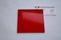 Acrylglas, Quadratisch, Transluzent, Rot, 3 mm Stark